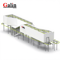 Four de peinture en poudre automatique personnalisé Galin (électrique/gaz/GPL/diesel) pour ligne de peinture en poudre à convoyeur en aluminium