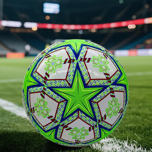 Ballon <span class=keywords><strong>de</strong></span> football en PU personnalisable, entraînement sportif sur le campus, thermocollé, modèle Coupe du monde Europe Amérique NS05, compétitions transfrontalières - Product Image 5