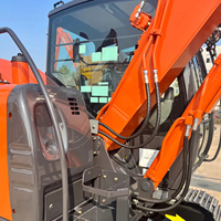 Excavadora HITACHI ZX68 en Buen Estado, Precio Bajo, para Ingeniería Municipal, Capacidad Estándar de la Cuchara 0.24m³, para Construcción de Plantas