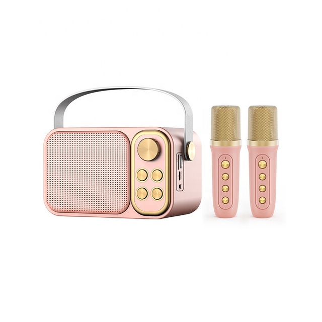 New YS103 handheld wireless Bluetooth speaker with microphone for home portable karaoke singing in stock