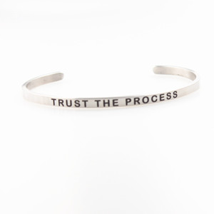 Pulseras inspiradoras para mujeres/hombres, regalo personalizado, brazalete Mantra grabado, joyería, brazalete de acero inoxidable personalizado - Product Image 4