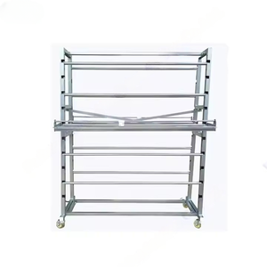 Hai mặt kim loại lưu trữ đứng cho trọng lượng nặng dệt vải cuộn Rack hiển thị - Product Image 5
