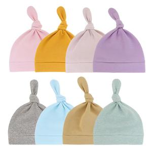 Nuevo gorro para niños, gorro de chupete infantil de una sola capa con estilo turbante para primavera, verano y otoño - Product Image 6