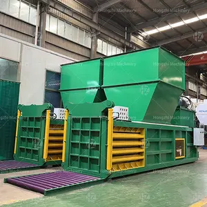 horizontal waste paper baler machine waste baler machine horizontal baler machine for scrap