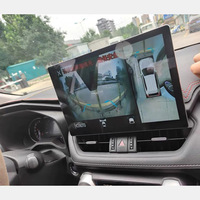 Pantalla Táctil OLED de 13.1 Pulgadas 4K con Android 15, CarPlay y Android Auto, GPS Integrado, Conexión USB Inalámbrica para RAV4 2020-2025