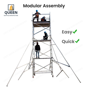 Échafaudage en aluminium LINYIQUEEN 2-12m, fabricant professionnel, échafaudage <span class=keywords><strong>de</strong></span> construction en aluminium - Product Image 6