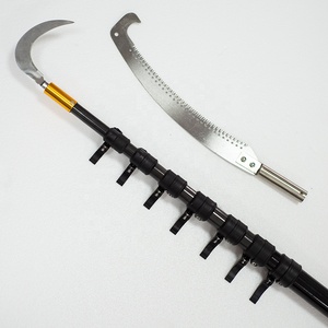 Palo telescópico <span class=keywords><strong>de</strong></span> fibra <span class=keywords><strong>de</strong></span> carbono para recolección <span class=keywords><strong>de</strong></span> palmeras <span class=keywords><strong>de</strong></span> coco areca, 50 pies, 60 pies, 70 pies, 80 pies, alto módulo - Product Image 6