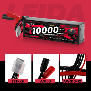 LEIDA LD05-6S10000 22.2V 40C 6S Lithium Ion <strong>10000mAh</strong> <strong>Lipo</strong> <strong>Battery</strong> for FPV Quadcopters RC Cars Trucks Boats (800 Cycles) - Product Image 5