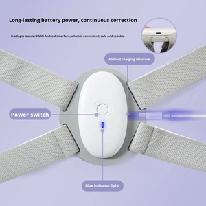 Appareil de correction de posture avec système de notification par vibration pour aider à <span class=keywords><strong>redresser</strong></span> <span class=keywords><strong>le</strong></span> <span class=keywords><strong>dos</strong></span> et prévenir les douleurs au cou causées - Product Image 4