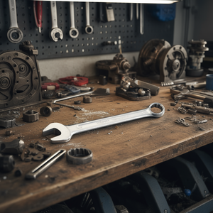 Fervi Combination Wrench Chrome Vanadium 12mm Open End Box <b>Spanner</b> <b>Tool</b> - Product Image 3