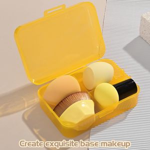 Foundation Brush and Makeup Sponge Set Wet and Dry Mushroom Head Beauty Sponge Egg with Storage <b>Box</b> - Product Image 5