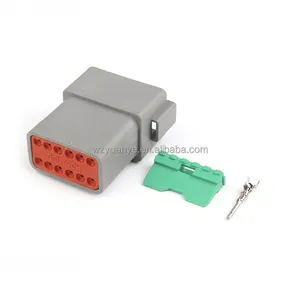 Dt06-12s Dt04-12p Hot Sales DT06-12S DT Series 12 Pin Receptacle Waterproof Electrical Auto Connector DT04-12P