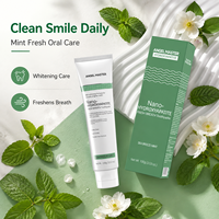 Dentifrice Probiotique à la Menthe et Nano-Hydroxyapatite Chimique OEM/ODM 100g Taille Standard – Élimine les Taches, Blanchit les Dents, Rafraîchit l'haleine pour la Maison