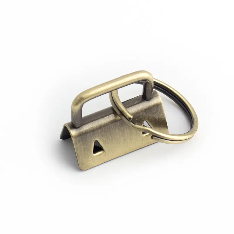 Porte-clés arc-en-ciel en métal, plaqué suspendu, vente en gros, 6 couleurs