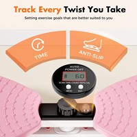 Machine Silencieuse d'Entraînement de la Taille pour Femmes à Domicile, Disque de Torsion Rotatif pour Amincissement de la Taille et Exercice à Domicile