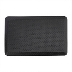 Alfombra Moderna Antifatiga para Escritorio, Diseño Floral, Lavable, Cómoda, para Oficina o Cocina, Material de PU Acolchado - Product Image 1