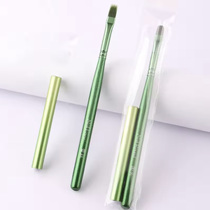 Pinceau à ongles en acrylique ovale avec logo personnalisé, manche en métal, poils en nylon doux, stylo pour peinture au gel et estompage pour manucure - Product Image 2