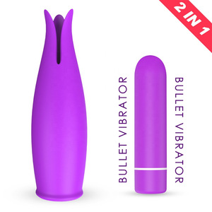 Estimulador de Clítoris de Silicona al por Mayor, Juguetes Sexuales de Dedo, Vibrador de Lengua, 100% Impermeable, Recargable por USB - Product Image 2