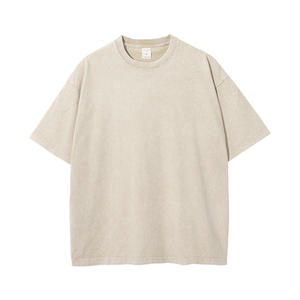 T-shirt de sport unisexe de haute qualité pour femme, printemps-été 2025, 100% coton, 250 g/m², couleur unie, fitness - Product Image 5