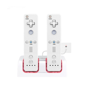 Sạc pin có thể sạc lại cho <span class=keywords><strong>Wii</strong></span> Gamepad kép từ xa trạm sạc sạc Dock cho <span class=keywords><strong>Wii</strong></span> - Product Image 3