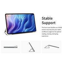 Pour Teclast T60 Plus Smart Tablet PC Case 3-Fold Holder Leather Horizontal Flip Case Protective