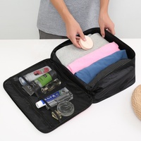 Portable voyage maquillage organisateur sac cosmétiques accessoires étui pour articles de toilette sacs cosmétiques pratiques pour utilisation en déplacement