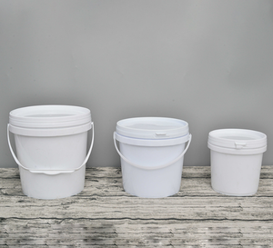 Food Grade 1l 2.5 5l 10l 18l 20l 5 Gallon Plastic Buckets With Handle And Lid Plastic Pail