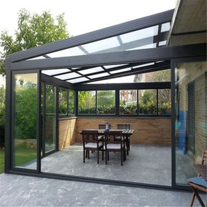 Porche extérieur Boîtier <span class=keywords><strong>Kit</strong></span> Sur Mesure Verre Carrelage Véranda <span class=keywords><strong>en</strong></span> aluminium conservatoire - Product Image 2
