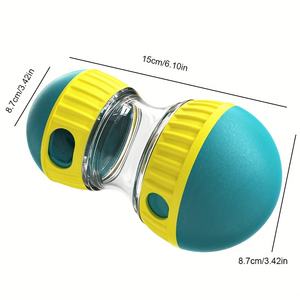 Mainan Puzzle Interaktif Bentuk Barbel Mewah untuk Latihan Makan Lambat dan Pelatihan Anjing yang Tahan Lama - Product Image 3