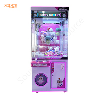 Machine à griffes d'arcade SOURE électronique en acier inoxydable et acrylique, avec écran LED et ciel coloré, pour centre commercial et centre de divertissement familial