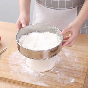 Tamis à farine en acier inoxydable 304 de haute qualité à mailles fines pour la <span class=keywords><strong>pâtisserie</strong></span> professionnelle et les ustensiles de cuisine - Product Image 1