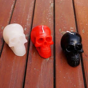 Halloween Head Shape <b>Paraffin</b> Wax Candles for Festive Parties - Product Image 3