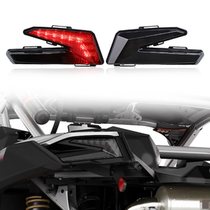 Luces traseras LED ahumadas, lámparas de freno compatibles con <span class=keywords><strong>Can</strong></span>-<span class=keywords><strong>Am</strong></span> <span class=keywords><strong>Maverick</strong></span> X3 Max XDS XRS <span class=keywords><strong>X</strong></span> DS RS <span class=keywords><strong>RC</strong></span> MR <span class=keywords><strong>Turbo</strong></span> R - Product Image 6