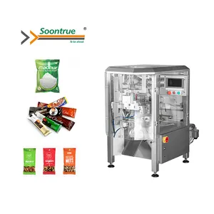 Автоматическое вертикальное упаковочное оборудование Soontrue, пищевой порошок, соль/сахар, саше, упаковочная машина