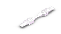 Connecteur LED 4 broches pour bande lumineuse LED couleur RVB 10mm 12mm IP20 IP65