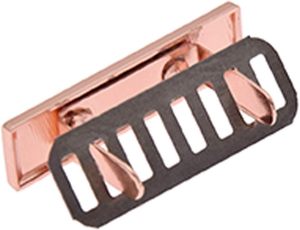 Étiquettes métalliques multi-usages faites à la main pour vêtements, jeans, chaussures, sacs, étiquettes rectangulaires imprimées à la main, bricolage, couture, artisanat - Product Image 5