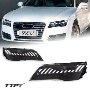 Luces LED de Circulación Diurna con Lente de Señal de Giro Luminosa para Conjunto de Faros de Audi A7 2011-2014, Compatibles con el Nuevo Estilo RS7 - Product Image 2