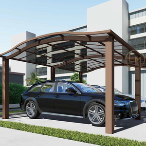 Cochera de Aluminio y Policarbonato Resistente a Huracanes, Personalizable, para Exteriores, para Casa, Auto o <span class=keywords><strong>Garaje</strong></span> - Product Image 4