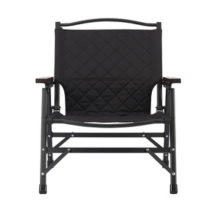 Outdoor Light Weight Cotton Padded Aluminium <b>Portable</b> Beach Foldable <b>Stool</b> Camping Ground Chair - Product Image 3