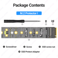 Vente en gros d'usine OEM JEYI M2 NVMe pour carte PCB de protection SATA Adaptateur de protection SSD PCIe 40 supportant 2280 à 22110