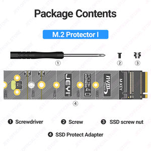 OEM de fábrica al por mayor JEYI <span class=keywords><strong>M2</strong></span> NVMe para placa PCB de protección <span class=keywords><strong>SATA</strong></span> <span class=keywords><strong>PCIe</strong></span> 40 SSD adaptador protector compatible con 2280 a 22110 - Product Image 5
