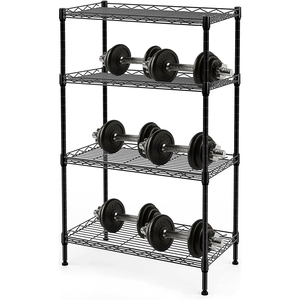 Adjustable Wire <strong>Shelving</strong> <strong>Unit</strong> Metal Storage Rack for Kitchen Pantry Garage Laundry Room Organization - Product Image 4