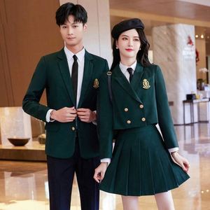 Design Neutral Style Knit Autumn Vogue Shirt High School Student Customize Wholesale Sportswear Button OEM Customization - Product Image 5