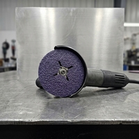 Disque en fibre de 0,8 mm d'épaisseur, grain céramique, pour le polissage du métal, du caoutchouc, du verre et de l'inox