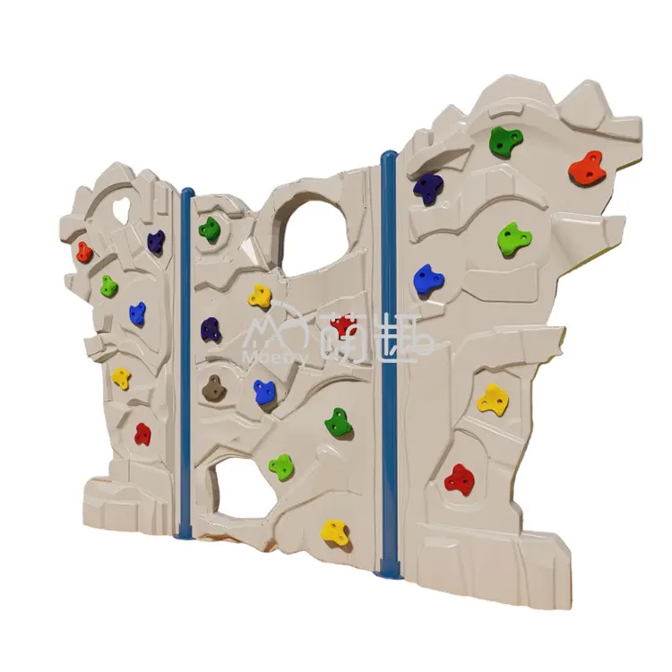 Moetry Cheap Climbing Wall Rock Climber Plastic Climb Playground for Preschool Residential Back Yard