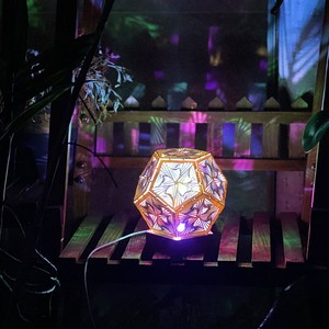 โคมไฟโพลาร์สตาร์รุ่นใหม่ งานศิลปะพื้นบ้านสไตล์โบฮีเมียน สร้างสรรค์ โรแมนติก ฉายภาพ<span class=keywords><strong>อวกาศ</strong></span> ตกแต่งบ้าน ใช้ซ้ำได้ งานฝีมือไม้ - Product Image 2