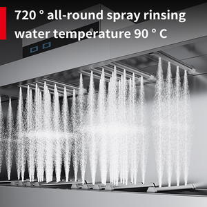 Lavavajillas totalmente automático estilo dragón Dingbai para uso comercial en restaurantes grandes, cafetería - Product Image 4