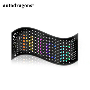 Autodragons Pantalla LED Flexible para Coche de 2.88 x 6.8 Pulgadas, Pantalla Publicitaria con Aplicación, Pantalla Inteligente a Todo Color, Adhesivo Flexible - Product Image 6