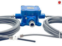 Capteur de température économique en fonte pour l'exploitation minière PT100 avec boîtier antidéflagrant IP66 AC 127V -40 à 150°C Ex Db I Mb