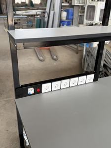Leenol Lagerräumungsverkauf Arbeitstisch mit Schublade Antistatischer Arbeitsplatz ESD Aluminium-Werkbank für Montagelinie - Product Image 3
